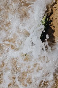 Kaboompics - Close-up on foamed water