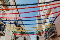 Kaboompics - Streets decorated for the Saint Anthony Feast in Lisbon, Portugal