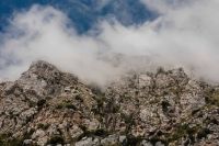 Kaboompics - Clouds Shrouding Rugged Limestone Peaks on the Amalfi Coast