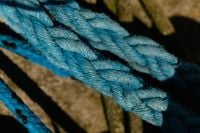 Kaboompics - Blue Mooring Rope Close Up Texture