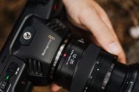 Kaboompics - Close-Up of Blackmagic Camera Body and Lumix Zoom Lens