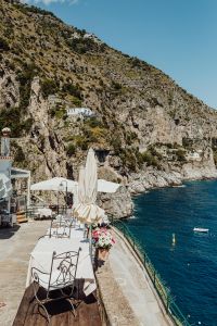 Kaboompics - Seaside Restaurant Terrace with Cliffside Amalfi Coast Views