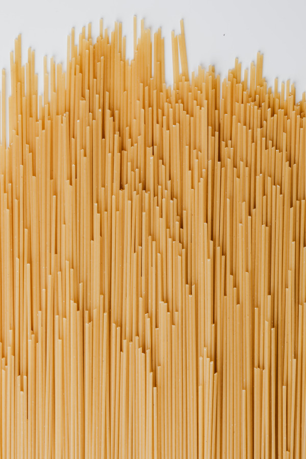 One Spaghetti Stick Close-Up of Parallel Spaghetti Sticks for Italian Food Texture ...