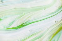 Kaboompics - Close-Up Mint Green and White Fluid Paint Lines for Abstract Background Design