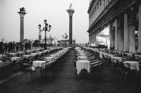Kaboompics - Black-and-White Cafe Tables in Piazza San Marco, Venice