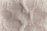 Kaboompics - Close Up of Cream Knit Pattern and Soft Folds