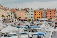 Kaboompics - Rovinj Old Town Harbor and Marina with Colorful Boats