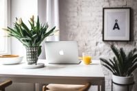 Kaboompics - Stylish workspace with Macbook Pro