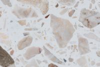 Kaboompics - Cream Terrazzo Surface with Oversized Ivory Aggregate, Minimal Interior Texture