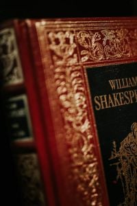 Kaboompics - Close-Up of Embossed William Shakespeare Book Cover