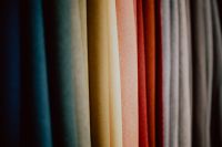 Kaboompics - Colorful Upholstery Fabric Swatches for Interior Design
