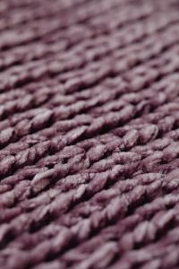 Kaboompics - Purple Knitted Loop Texture