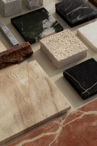 Kaboompics - Mixed Stone Texture Samples with Green Marble and Porous Limestone