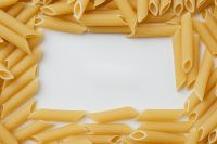 Kaboompics - Penne Border Framing Center Copy Space for Italian Menu Design