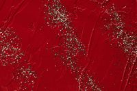 Kaboompics - Red Lipstick Texture with Silver Glitter