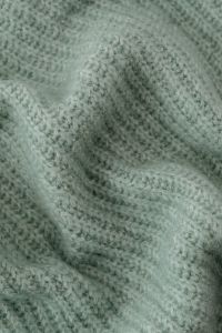 Kaboompics - Mint Green Knitted Texture