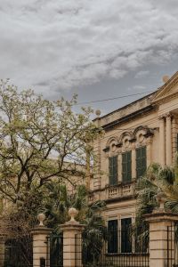 Kaboompics - Malta Townhouse with Red Wooden Balcony