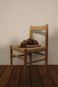 Rustic Grapes, Cheese and Fruit Still Life with Wine