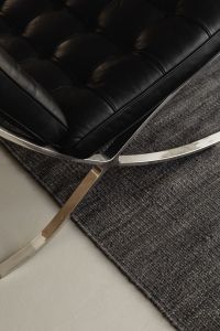 Kaboompics - Close-Up of Black Leather Chair with Chrome Frame