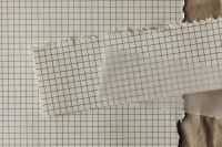 Kaboompics - Grid Paper Background With Torn Edge Minimal