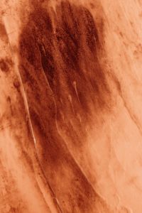 Kaboompics - Pantone Peach Fuzz Marble with Dark Vein