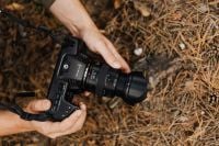 Kaboompics - Top-Down Camera Setup with Hands and Lens Hood