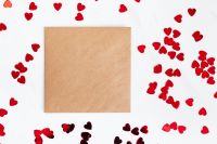 Kaboompics - Postcard- Copy Space - Confetti