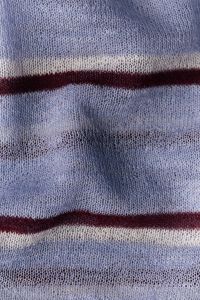 Kaboompics - Blue Striped Sweater Texture – Sheer Knit Fabric Background