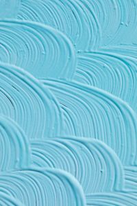 Kaboompics - Soft Aqua Paint Waves with Overlapping Curved Strokes