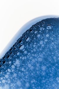 Kaboompics - Macro Blue Water Bubble Texture Pattern