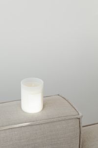 Kaboompics - White Candle Jar Mockup with Blank Label and Neutral Copy Space