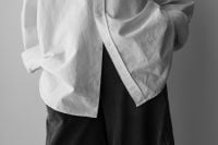 Kaboompics - Relaxed Monochrome Outfit With Oversized White Shirt