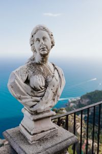 Kaboompics - Marble Woman Bust on a Ravello Terrace Above the Sea