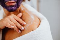 Kaboompics - Skincare routine - Middle-Aged Woman in Bathroom