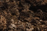 Kaboompics - Rugged Pitted Limestone Rock Formation Close-Up