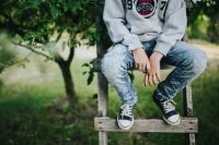 Kaboompics - Young boy in the garden