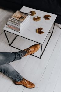 Kaboompics - Man Working in Scandi Apartment