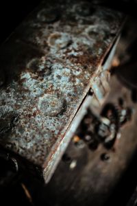 Kaboompics - Abstract Rusty Metal Patina Texture From an Old Box