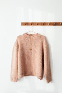 Kaboompics - Minimal Pink Sweater Product Display