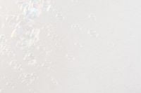 Kaboompics - Faint Iridescent Bubbles on White Background with Copy Space