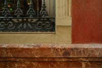 Kaboompics - Decorative Iron Grille on Red Spanish Facade