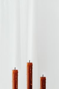 Kaboompics - Two Candles in a Minimal Marble Still Life