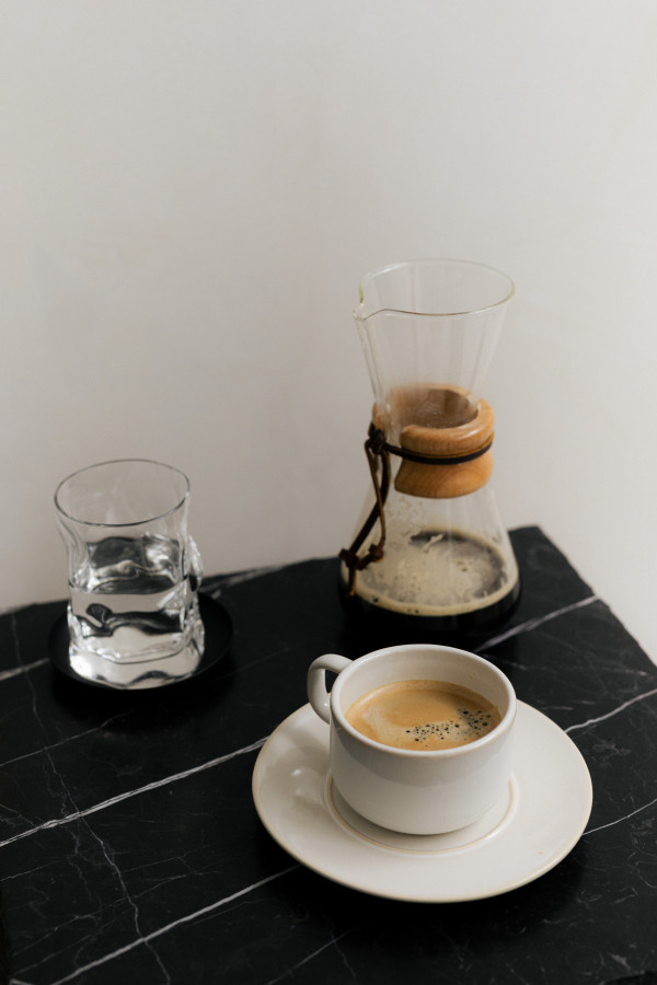 Minimal Coffee Aesthetic With Dark Tones and Texture. Ideal for ...