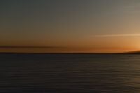 Kaboompics - Moody Seascape Background Dark Orange Horizon