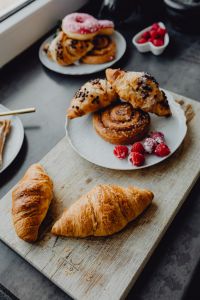Kaboompics - Croissant - Cinnamon Roll - Home Decor