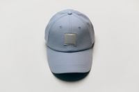 Kaboompics - Blue Baseball Cap Front View on a White Background