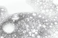 Kaboompics - Soft-Focus White Cosmetic Bubbles across a Wide Foam Texture Background