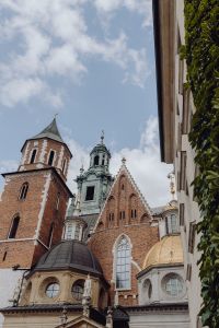 Kaboompics - Wawel Cathedral Towers Rising above Krakow Old Town
