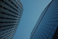 Kaboompics - Modern Glass Buildings and Construction Crane