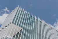 Kaboompics - Modern white building, EDP Headquarters of architect Aires Mateus, Lisbon, Portugal